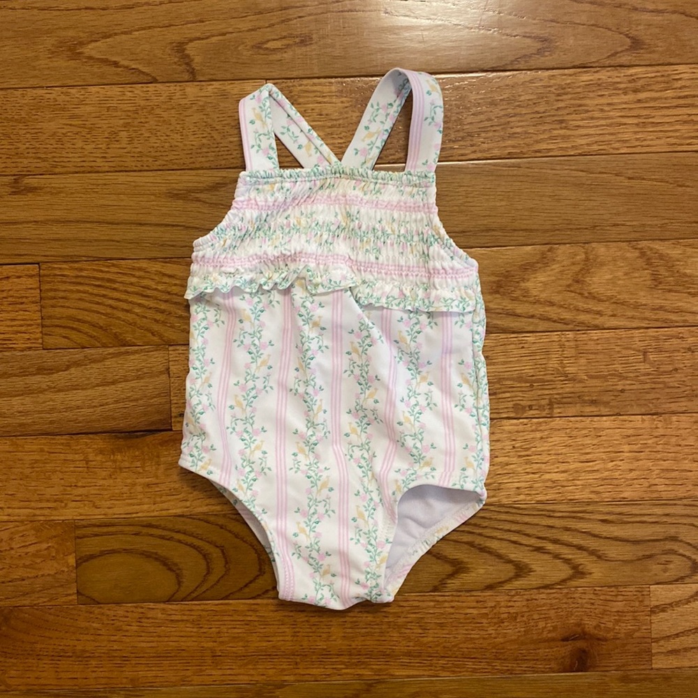 Baby girl swim